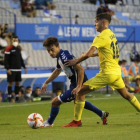 Un momento de la derrota del CE Sabadell, la semana pasada, en casa contra el filial del Villarreal (0-1).