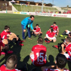 Els jugadors del Nàstic Genuine sobre la gespa.