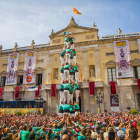 Imagen del 4de8 de Sant Pere i Sant Pau en la fiesta de Santa Tecla del 2019, la última antes de la covid-19 en la plaza de la Font.