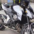 Una de las motos robadas la noche del lunes.