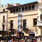 Plano general del 4 de 8 descargado por los Castellers de Sants a la festividad castellera de Tots Sants 2018.
