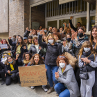 A Tarragona, els docents s'han concentrat davant els Serveis Territorials d'Educació.