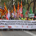 Imatge de la manifestació a Tarragona.