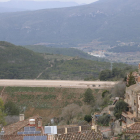 Obras de la autovía A-27 a su paso por la pedanía de Lilla, en Montblanc.