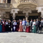 Els recreadors dels Pallaresos a la plaça del Mercat de Reus.