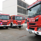 Tres camions dels Bombers de la Generalitat