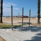 Una de las medidas de Salou para ahorrar agua, será cerrar la mitad de las duchas y lavapiés de las playas.