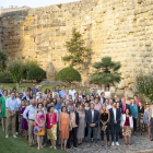 Fotografía de familia con representantes del Ajuntament de Tarragona y miembros del Comité de Representantes Permanentes de los Gobiernos de la UE.