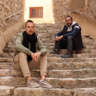 Roman Borràs i Joan Farnós, fundadors del grup Xeic!, a Rasquera (Ribera d'Ebre).