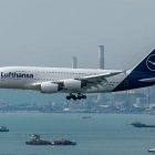 Imatge d'un avió de la companyia Deutsche Lufthansa.