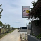 Imatge d'una de els senyals instal·lades a Vila-seca per evitar abocaments irregulars.