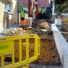 Actuació que s'està realitzant a la plaça Major.