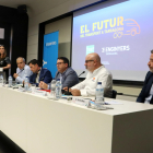 Una de les taules rodones de la jornada 'El futur del transport a Tarragona' organitzada per la FEAT.