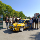 Imatge de la presentació del Rally a la plaça Llibertat.