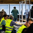 Ciutadans votant en les eleccions europees als Països Baixos