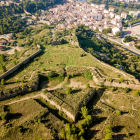 Vista àeria del conjunt de fortificacions de Tenasses de Tortosa.