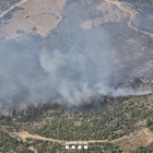 Imatge de l'incendi forestal de la Figuera