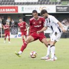 El davanter grana Pablo Fernández durant l’amistós davant del Castellón del curs passat.