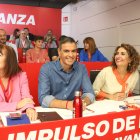 El presidente del Gobierno, Pedro Sánchez. en el Comité Federal del PSOE