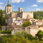 Imagen del Monasterio de Santes Creu, en Aiguamúrcia.