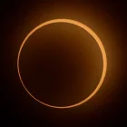Imagen de archivo de un eclipse solar.