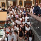 Fotografia de família del Consell Municipal d’Infants Ciutadans 2025.