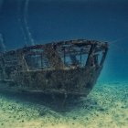 Imagen de archivo de un barco hundido.