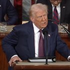 Imatge d'arxiu del president dels Estats Units, Donald Trump, en un discurs davant el Congrés dels EUA