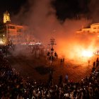 Imatge de la tronada de vigília de Sant Pere a Reus.