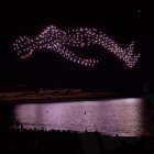 Espectacle de drons a Tarragona.