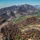 Incendi de Paüls a vista de dron
