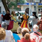 Representació del Ball Parlat de la Reina Maria Cristina.
