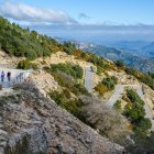 Imagen de un ascenso en bicicleta al Mont Caro.