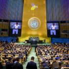 Cimera del 'Pacte pel Futur' a la seu de l'ONU a Nova York.