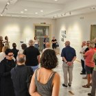 Inauguració del projecte 'Fer Negre' de Leonardo Escoda al Palau de Bofarull de Reus.