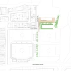 Plànol de la zona on se situarà la nau.