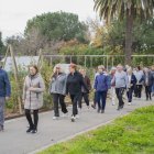 Un grup de participants del programa, al Parc de Mas Iglesias.