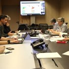 El Comitè d'Emergències, reunit al CECAT.