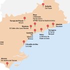 Mapa con los restaurantes de la provincia de Tarragona recomendados por la Guía Michelin 2026.