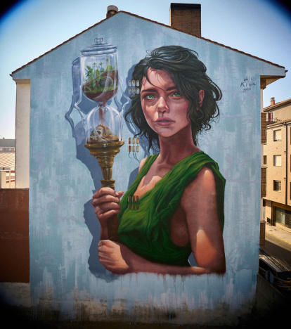 Imagen del grafiti 'The Messenger'