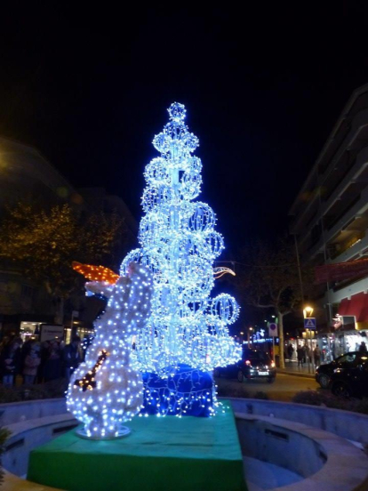 Encesa de llums de Nadal a Salou