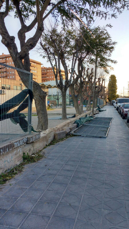 El vent causa estralls al Camp de Tarragona