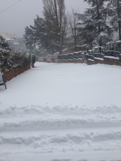 Las imágenes de la nevada en Prades