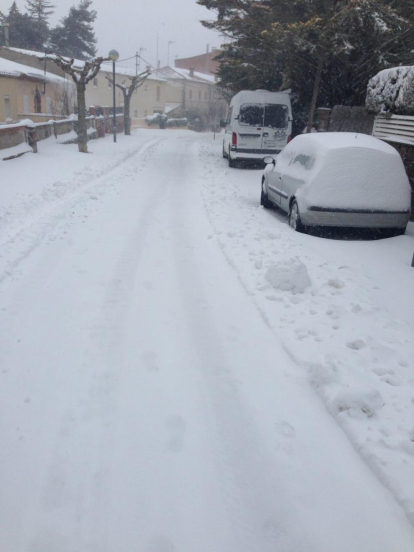 Les imatges de la nevada a Prades