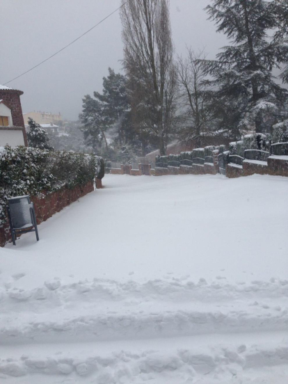 Las imágenes de la nevada en Prades