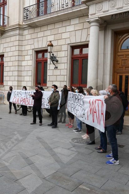 Protesta en Reus por la anulación de la multa a Gas Natural