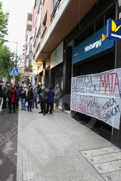 Protesta en Reus por la anulación de la multa a Gas Natural