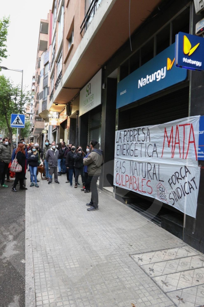 Protesta en Reus por la anulación de la multa a Gas Natural