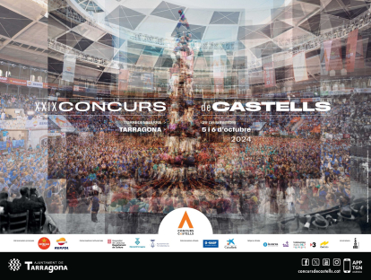 Cartell XXIX Concurs de castells de Tarragona.