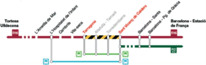 L'Hospitalet de l'Infant, opció per anar en bus directe pel sud.